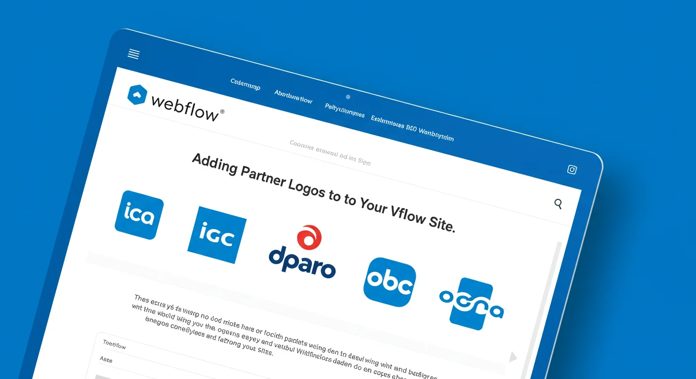 Adding Partner Logos to Your Webflow Site