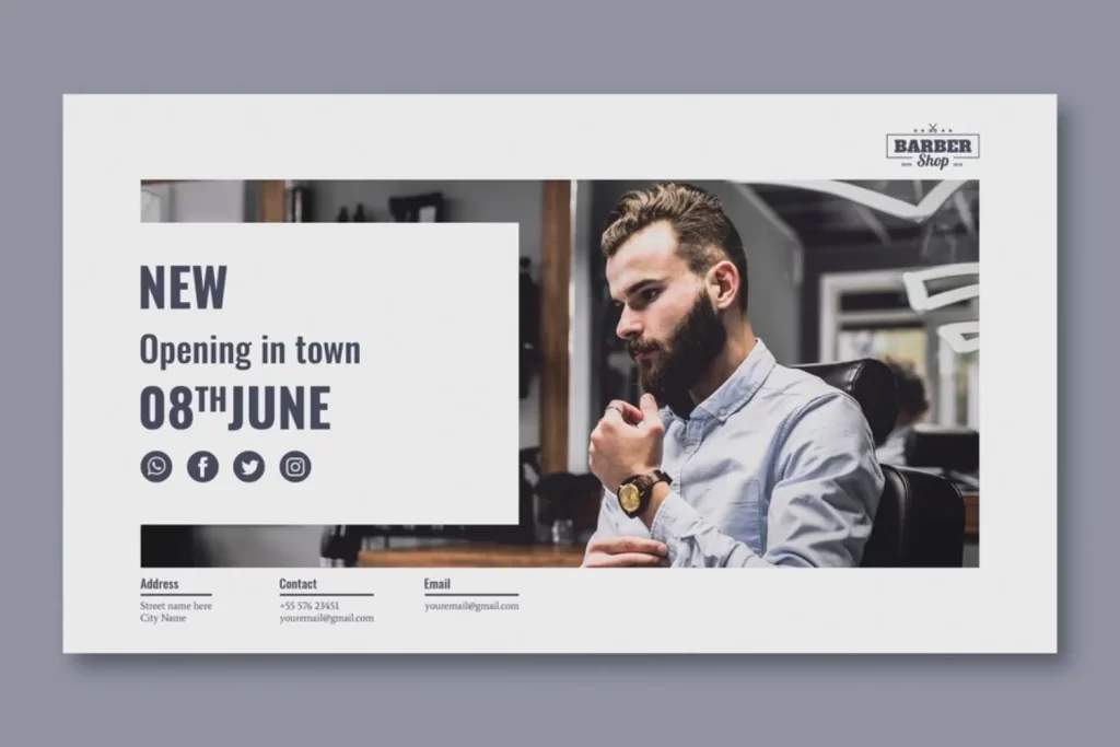 Best barbershop website designs for modern grooming