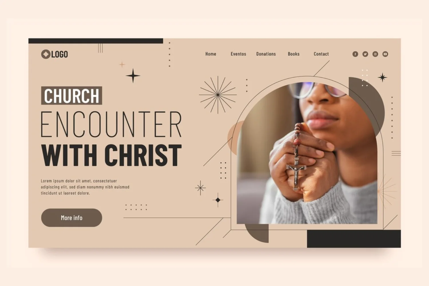 Modern Church Website Header: Key Design Elements and Inspiration