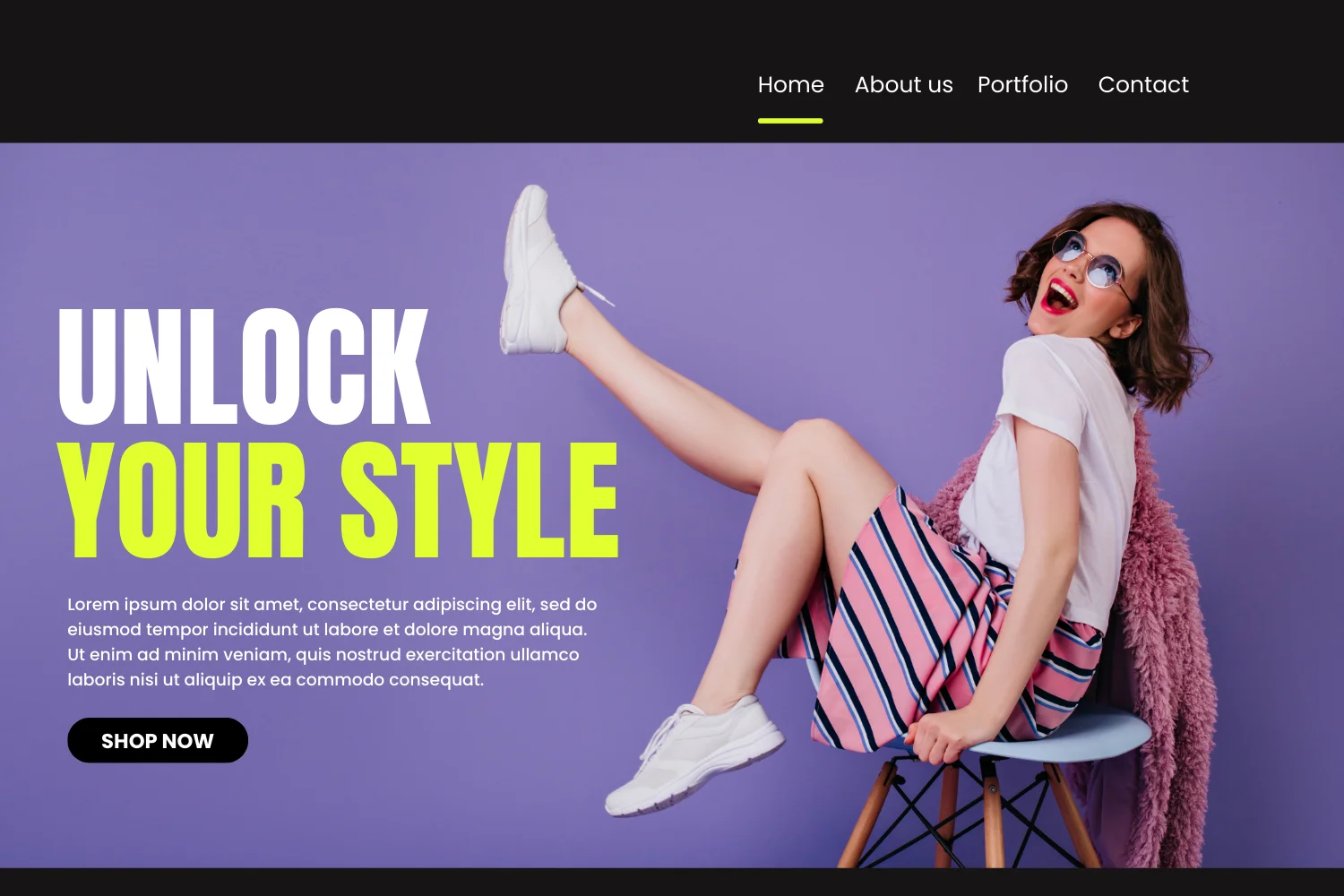 A modern single product website design showcasing a sleek and user-focused layout.