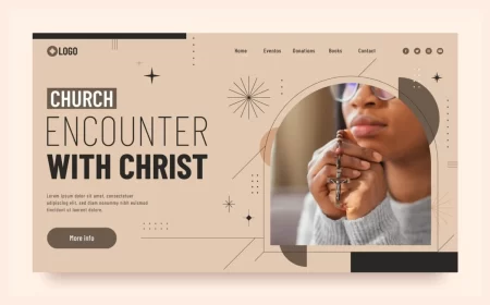 Modern Church Website Header: Key Design Elements and Inspiration