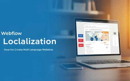 Webflow localization setup for multi-language website support